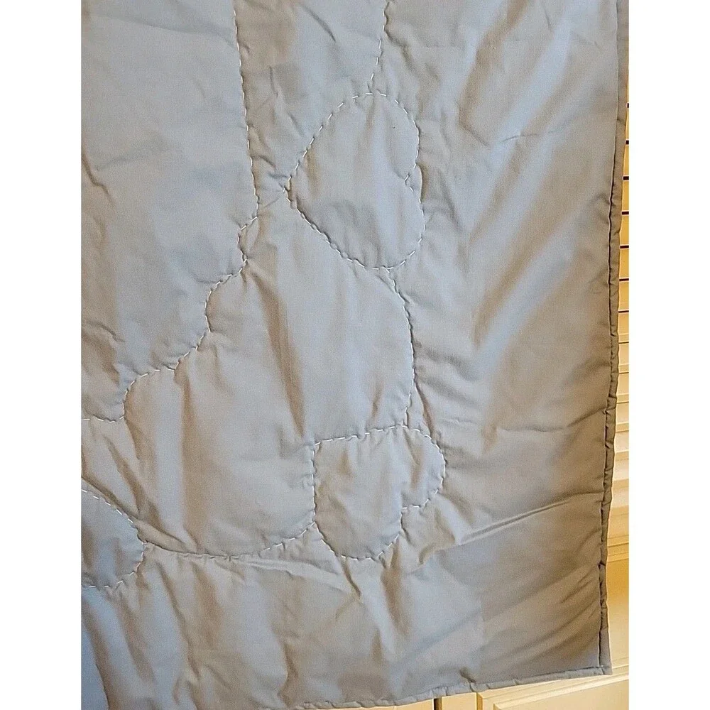 Vintage Baby Comforter Blanket Handmade Bear & Hearts Crib Quilt Nursery 34